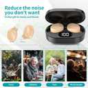 OTC Hearing Aids for Seniors & Adults - Rechargeable, 25+ Hour Battery Life, Advanced Noise Cancellation, 5-Level Volume & Memory, Clear Sound, Comfort-Fit