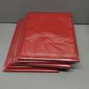 GraduationMall 8.5"x11" Smooth Padded Diploma Cover Certificate Holder Red,6-Packs