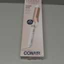 Conair Double Ceramic 1 -Inch Curling Iron, 1 -Inch Barrel Creates Soft Waves & Curls, Hair Curler for Use on Medium & Long Hair, White/Rose Gold