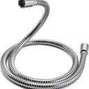 Chrome Shower Hose Replacement For Cleaning 59 Inches 304 Stainless Steel Shower Head Hoses High Pressure Bidet Hose Extension Flexible Showerhead Hoses Extra Long