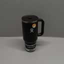 Hydro Flask Travel Tumbler with Handle, Lid and Straw - Insulated Stainless Steel in 40 Oz Black