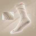 Men's Basketball Socks 4-Pack One Size Fits US Men's 7.5-12, Performance Cushion Crew Socks for Basketball, Gym & Running