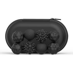 8pcs Magnetic Fidget Toy Balls Silicone Shell Magnetic Balls Suitable for Adults Fidget Stress Relief Magnetic Toys (Black)