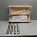 Wood Pull Out Cabinet Organizer 2 Tie 9" W x 21" D, Heavy-Duty Sliding Drawers for Inside Cabinets Storage and Organization for Kitchen, Pantry, Bathroom