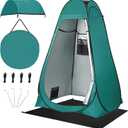 Pop Up Tent for Hiking, Fishing, Privacy Tent, Porta-Potty
Outdoor Privacy Bathroom with Rain Shelter & Windows, Pop Up Changing Tent -Portable Carrying Bag,47.2" x 47.2" x 74.8"