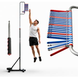VENIX POWER® Patented Vertical Jump Tester & Trainer, Jumping Height Measurement Tool Equipment Pole for Training Practice Test, Volleyball Basketball Exercise Aid, High Higher Vertical Jump Box, Measure athletes from 6’8’’ to 12’