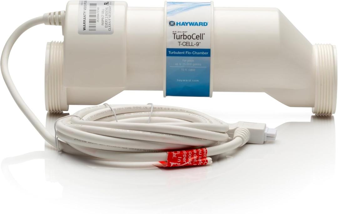Hayward W3T-CELL-9 TurboCell Salt Chlorination Cell for In-Ground Swimming Pools up to 25,000 Gallons