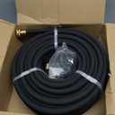 Soaker Hose 100 FT for Garden with 1/2" Diameter Irrigation Hose Save 70% of Water Solid Brass Interface Eminently Suitable for Lawn and Garden Bed Cover