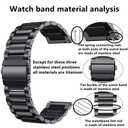 JUSUTEK 2025 Universal Titanium alloy Watch Band 16/18/20/22mm Metal Watchband Quick Release Strap Watch Band Titanium Bands Compatible for Men Women (Dark Gray, 22MM)