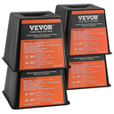VEVOR Trailer Jack Block, 6000 lbs Capacity per RV Leveling Block, Polypropylene RV Camper Stabilizer Blocks, RV Travel Accessories Use for Any Tongue Jack, Post, Foot, 5th Wheels, 4-Pack