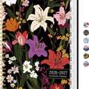 2 x ZOTIA Academic Planner 2026-2027, Monthly & Weekly Jul 2026-Jun 2027 | Lily Garden, 6.3" x 8.5" Calendar Planner for Women, Hardcover Pretty Organizer for Women, School Office Home Supplies