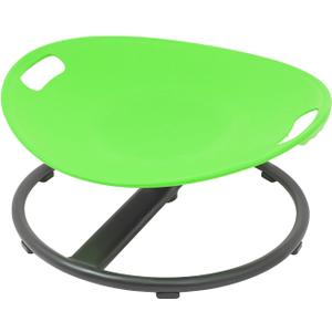 Rotating Swivel Stool with Safety Handle, Sensory Swivel Chair, 150kg Load Capacity to Promote Coordination and Balance (Green)