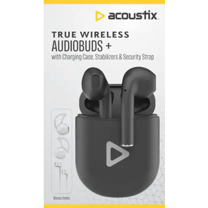 Acoustixâ„¢ True Charging Case & Wireless Earbuds - Black Acoustixâ„¢ True Charging Case & Wireless Earbuds - Black