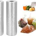 12 x 20 inches Plastic Produce Bag,2 rolls,350 Bags/Roll,Food Storage Bags,Clear Plastic Produce Bag,Suitable for Fruits, Vegetable, Bread,Food Storage