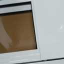 Dog Door for Sliding Glass Door, Adjustable Height 75 3/5" to 80", Aluminum Frame Sliding Door Dog Door Insert, Suitable for Large Dogs Up to 75 lbs(Large,White)