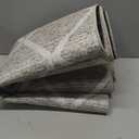 ReaLife Rugs Machine Washable Area Rug Runner - Living Room Bedroom Bathroom Kitchen Entryway Office - Padded Low Pile Stain Resistant Premium - Boho Modern Farmhouse - Tessa - Beige Ivory 2'6" x 6'