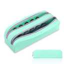 Daily Contact Lens Organizer Case, Portable Travel Storage Case with Clearly Labeled R & L, Water-Resistant Disposable Contact Lens Dispenser, Storage up to 80 lenses