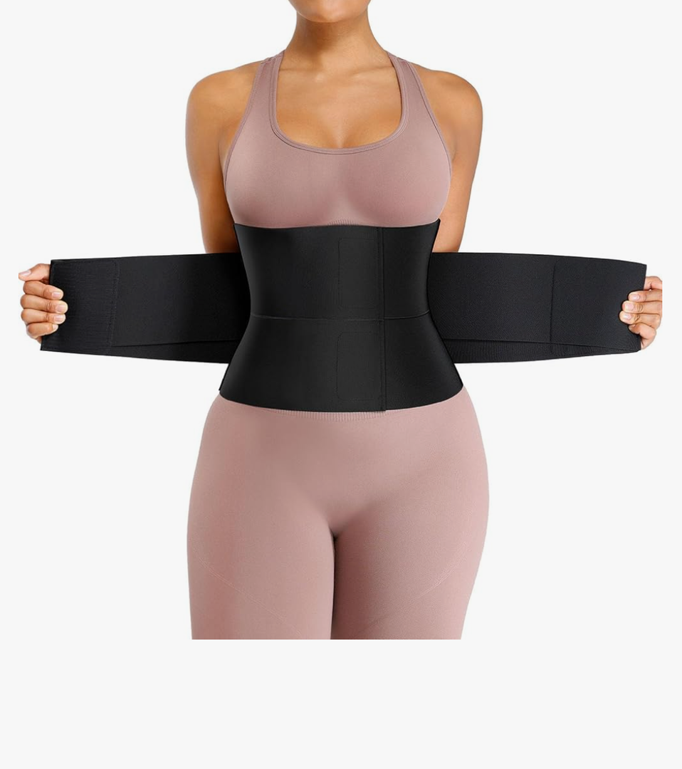 SHAPELLX Waist Trainer for Women Waist Cincher Corset Shapewear Body Shaper Tummy Control Stomach Belt Postpartum Band