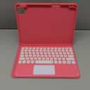 Keyboard Case for iPad Air 11" (M3/M2)/ Air (5th/4th Gen) 10.9"/ Pro 11" (4th/3rd/2nd/1st Generation) Case with Touchpad Detachable Color Keyboard,Dark Pink (Air11"/Air5/Air4/Pro11"4th/3rd/2nd/1st Gen)