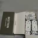 BESTTEN 20 Pack 15 Amp Tamper Resistant Decor Receptacle, Standard Electrical Wall Outlet, Residential and Commercial Use, 15A/125V/1875W, UL Listed, White