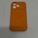 Miracase Magnetic for iPhone 17 Pro Case, Compatible with MagSafe, Integrated Silicone Camera Control Cover, 3.0mm Thicken Shockproof Drop Protection Phone Case for 17 Pro,Orange