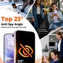MRGLAS TOP 9H+ Glass 2+2 Packs for iPhone 17 Privacy Screen Protector with Camera Lens Protector [Zero Bubble][10X Military Protection] 17 Tempered Glass 6.3" Full Edge Coverage,Case-Friendly