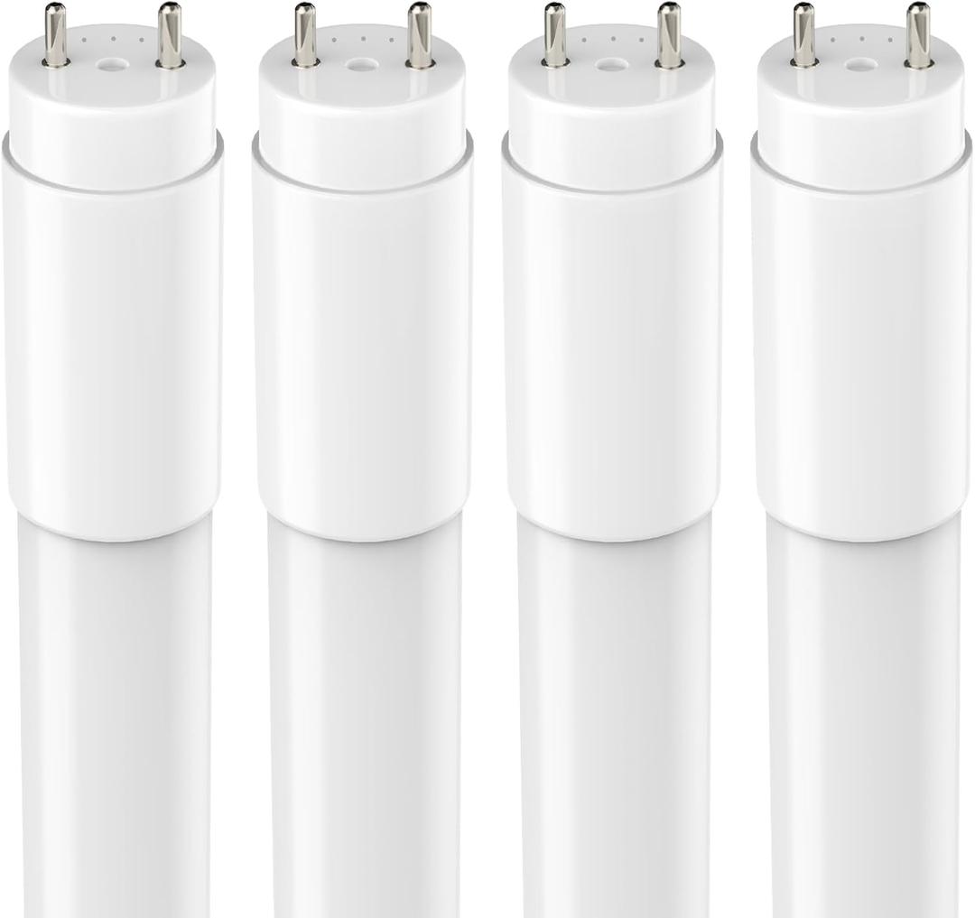 JESLED 4-Pack of T8 4-Foot LED Tube Light Bulbs