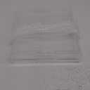 2 Pack Serving Tray with Handles, Clear Acrylic Tray for Serving Food, Large Outdoor Food Trays for Eating, Lucite Acrylic Trays for Appetizer, Pizza, Fruit and Drinks, Unbreakable, 16"12"