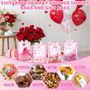 WZSTNBLA 24Pcs Valentines Gifts Bags Baby Shower Gifts Bags with Ribbons PVC Goodies Treat Tote for Birthday A Little Sweetheart is On The Way Party Supply Baby Shower Gender Reveal