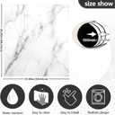 White Marble Texture Dishwasher Magnet Cover Natural Grey Stone Magnetic Sticker Dish Washer Door Panel Cover Fridge Appliance Magnet Decal Sheet Kitchen Decor 23x26 inch