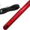 CYDZSW Third Brake Light Assembly 12V Universal,3rd Brake Lights Bar 24 LED,Stop Light Lamp Strip,Camper Shell Trailer Cargo High Mount Brake Light(Red)