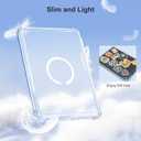 CoBak 3 in 1 Magnetic Clear Case with Ring Grip & Anti-Glare Screen Protector for 7" Kindle Paperwhite 2024 (12th Gen) & Colorsoft, Compatible with iPhone MagSafe, for Belkin/Anker Wireless Charging.