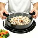 Chicken Shredder ， Meat Shredder for Chicken, Pork, Beef - Large Chicken Breast，Twist Action, Visible Design, Anti-Slip Strip, Ergonomic Handle，