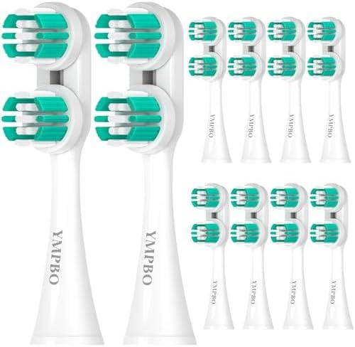 YMPBO Replacement Heads Compatible with Spinbrush PRO Clean/PRO+ Gum Health Powered Toothbrush, Brush Head Replacement Refill, 9 Pack