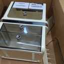 Clear Acrylic Makeup Organizer with Drawers – Dustproof Vanity & Cosmetic Storage Box with Lid (28.5 × 20 × 38 cm)