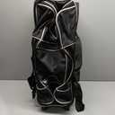 3 Ball Bowling Bags with Wheels & Shoe Pocket, Premium Bowling Ball Bag 3 Ball Roller, Effortless-Rolling 3 Ball Bowling Bag w/Multi-Storage Pockets & Telescopic Handle Extends to 40'' (Black)