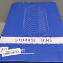 Tiawudi 12 Pack Plastic Storage Bins, Multi-Use Organizer Bins, Pantry Organizer, Clear Storage Containers for Home, Kitchen, Office, Cabinet, Shelf and Fridge Organization