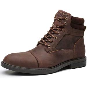 Arkbird Mens Chelsea Boots, Stylish and Comfort Leather Chukka Ankle Boots with Zipper 13 