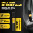 Ultraverse 16 x 3.0 Inner Tube Set with Schrader Valve - Ideal for Mountain Bikes & E-Bikes with 16-Inch Fat Tires - Durable & Reliable Performance- 2 Pack with Tire Levers