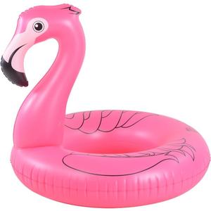 Inflatable Flamingo Pool Float Tube for Party, Inflatable Raft Pool Toys, Pool Float for Adults and Kids (Red)