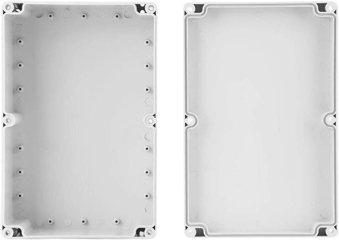 1 Piece Electrical Junction Box for DIY Outdoor Wiring Project Cable Connection ABS Plastic Enclosure Box IP65 Waterproof Cable Branch Box 200x120x75mm