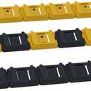 Battery Rack Compatible with DeWalt 20V Battery Holder, Battery Garage Tool, for Dewallt 20v Tools, Wall Displlackay Hook Holder (10PCS, Black)