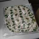 Bins & Things | Large Storage Toy Box Bin - Light Green Leaf Pattern - Baby Laundry Basket Bin - Lightweight and Collapsible Clothes Hamper Organizer for Home, Dorm, Bedroom, Closet, and Nursery Home