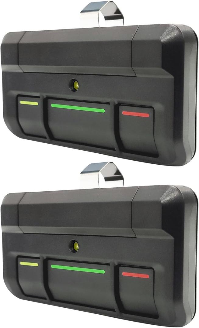 813LMX 811LMX 811LM 813LM 12-Code DIP Switch Garage Door Opener Remote for liftmaster 850LM, 860LM, STAR1000, Gate Clicker Gate Remote Control for Commercial Door Operator (Remote 2Pcs) (Black)