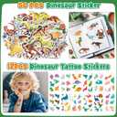 146pcs Dinosaur Party Favors - Dinosaur Birthday Party Supplies & Non-woven Goodie Bags for Kids Birthday, Dino Themed Party Decorations Gifts Pinata Fillers Stuffers Toys