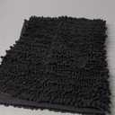 Yimobra Bathroom Rugs Non Slip Washable 32x20 Inch - Ultra Soft Absorbent Chenille Bath Mat, Quick Dry Shaggy Floor Carpet for Tub Shower, Dark Gray Home Decor Accessories