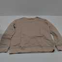 Bingerlily Womens Casual Long Sleeve Sweatshirt Crew Neck Cute Pullover Relaxed Fit Tops (Medium, Coffe-grey)