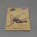 2-Pack Adjustable Butterfly-Shaped Guitar & Bass Hanger - Walnut Wood Wall Mount | Durable, Stylish, and Universal Fit