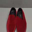 Enzo Romeo Men's Fashion Formal Tuxedo Slip On Loafer Velvet Dress Shoes SKO03 (7, Red)