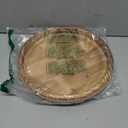 CozyHavenShop Rustic Oak Round Wooden Decorative Tray, 12"L x 12"W x 2.36"H, Perfect for Dining, Kitchen, Living Room & Coffee Table Decor